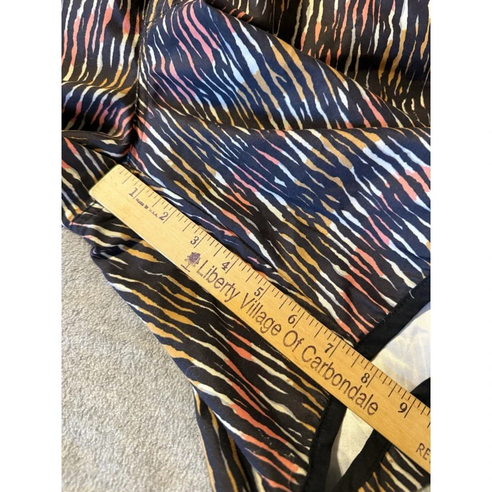 Men's Spicy Tuna Swim Trunks Boardshorts Large Black Striped Lined Pockets Beach